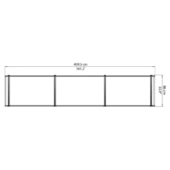 Palram - Canopia Canopy Neo 4050 Grey Twinwall -Garantia Sales Store 12807430 1344832959656396