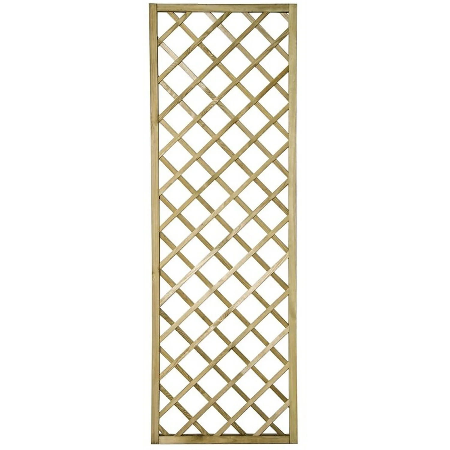 Forest Hidcote Framed Wooden Lattice Trellis - 0.6x1.8m 1 Forest Hidcote Framed Wooden Lattice Trellis - 0.6x1.8m