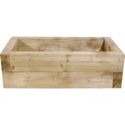 Forest Garden Wooden Sleeper Raised Bed