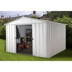Yardmaster 10x10ft Apex Roof Metal Shed -Garantia Sales Store 12809571 3334832955037296