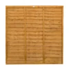 Forest Larchlap Lap 1.8m Fence Panel - Pack Of 4