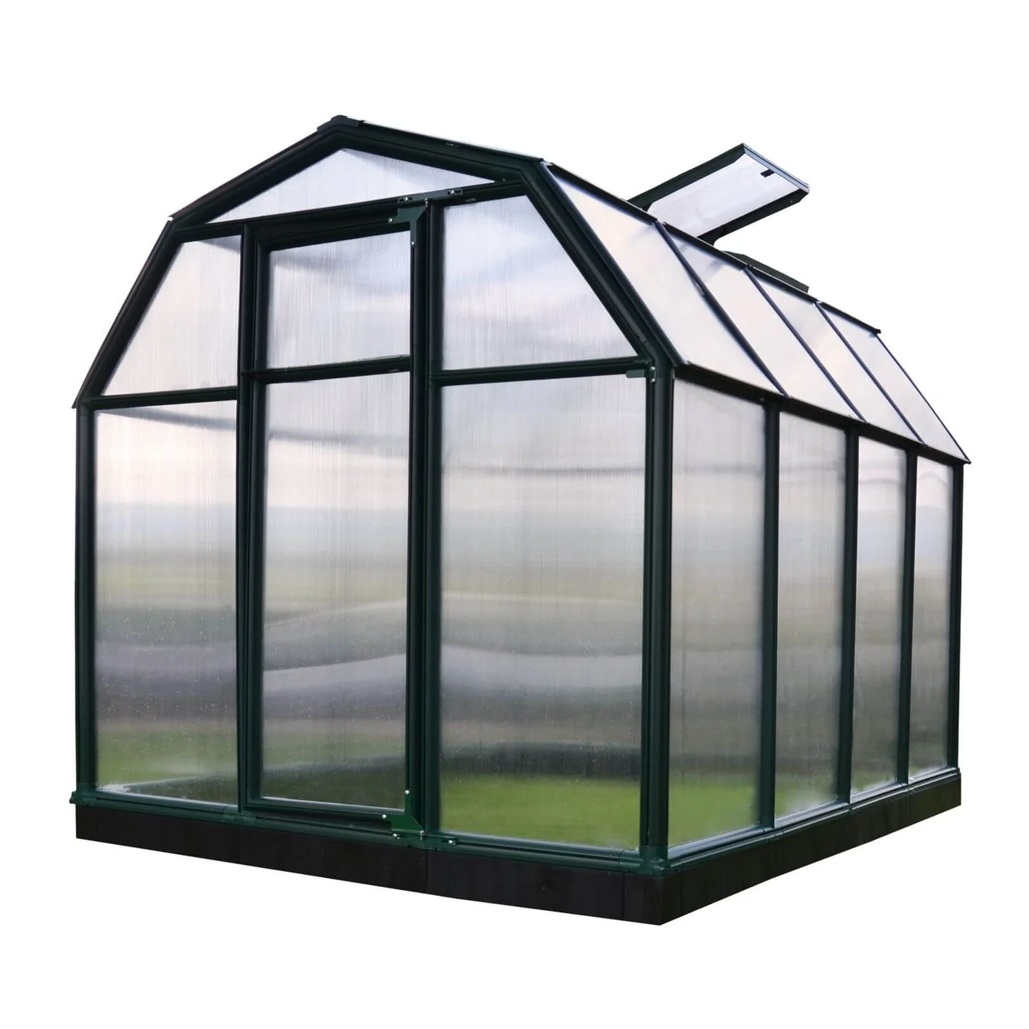 Palram 6 X 8ft Canopia Eco Grow Greenhouse - Green 2 Palram 6 X 8ft Canopia Eco Grow Greenhouse - Green - Image 2