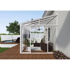 Palram Canopia Sanremo 10 X 14ft Conservatory - White -Garantia Sales Store 12810862 1634833200004423