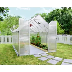Palram 8 X 12ft Canopia Essence Greenhouse - Silver -Garantia Sales Store 12810970 1744833196930539