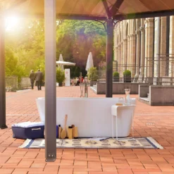 Palram - Canopia Monaco Hexagonal Garden Gazebo Grey 13 Palram - Canopia Monaco Hexagonal Garden Gazebo Grey -Garantia Sales Store 12810973 6594924172899470