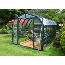 Palram 8 X 16ft Canopia Grand Gardener Greenhouse - Green 6 Palram 8 X 16ft Canopia Grand Gardener Greenhouse - Green -Garantia Sales Store 12810979 7454833198502668