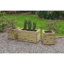 Forest Garden Wooden Linear Square Planter -Garantia Sales Store 12812751 1624833220995777