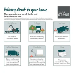 Stylish Stone Scalloped Edging 600mm - Gold (Full Pack) -Garantia Sales Store 12813222 1034957304921841