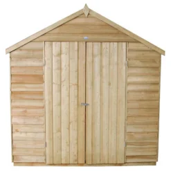 7x5ft Forest Wooden Overlap Pressure Treated Apex Shed -incl. Installation -Garantia Sales Store 12814918 9244845696636675