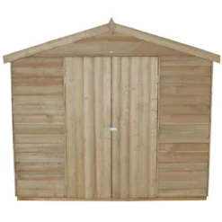 12x8ft Forest Wooden Overlap Pressure Treated Apex Shed -incl. Installation -Garantia Sales Store 12815043 1394845697640457