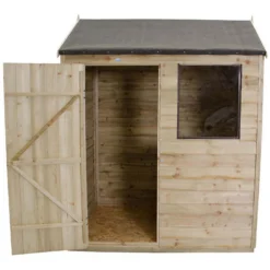 6x4ft Forest Wooden Overlap Pressure Treated Reverse Apex Shed -incl. Installation -Garantia Sales Store 12815051 7454846118471703