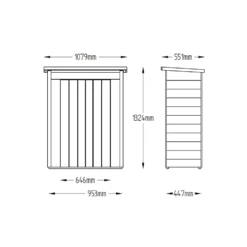 Forest (Installation Included) Wooden Pentagonal Garden Store -Garantia Sales Store 12815192 1924833198820263