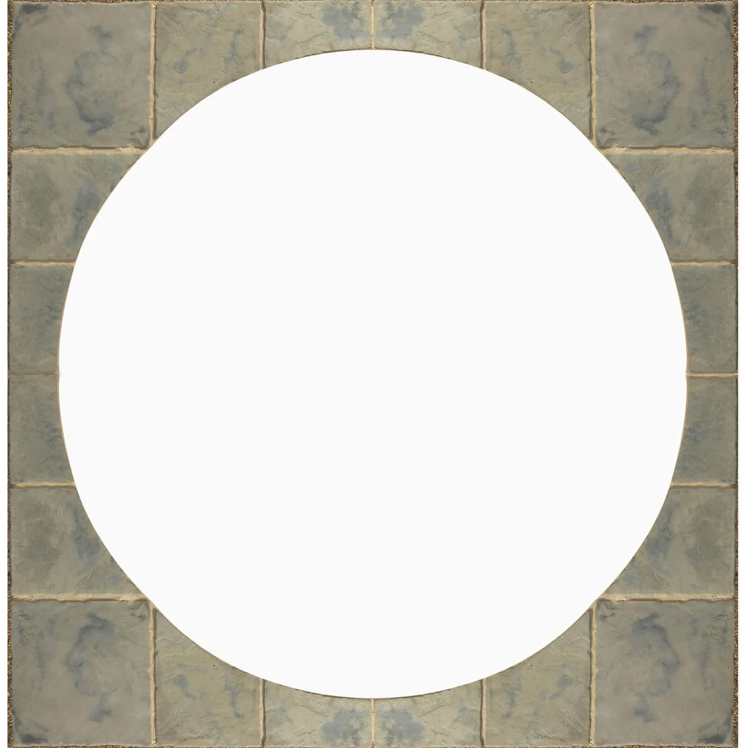 Stylish Stone Sunflare Circle Squaring Off Kit 2.56m - Rustic Sage 1 Stylish Stone Sunflare Circle Squaring Off Kit 2.56m - Rustic Sage