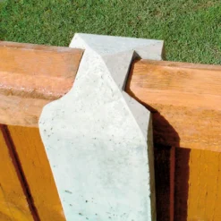 Forest Lightweight Concrete Fence Posts 2.36m (2360 X 84 X 106mm) - Pack Of 6