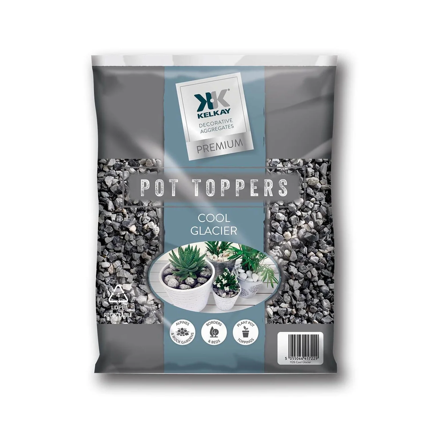 Cool Glacier Pot Toppers - Handy Pack 1 Cool Glacier Pot Toppers - Handy Pack