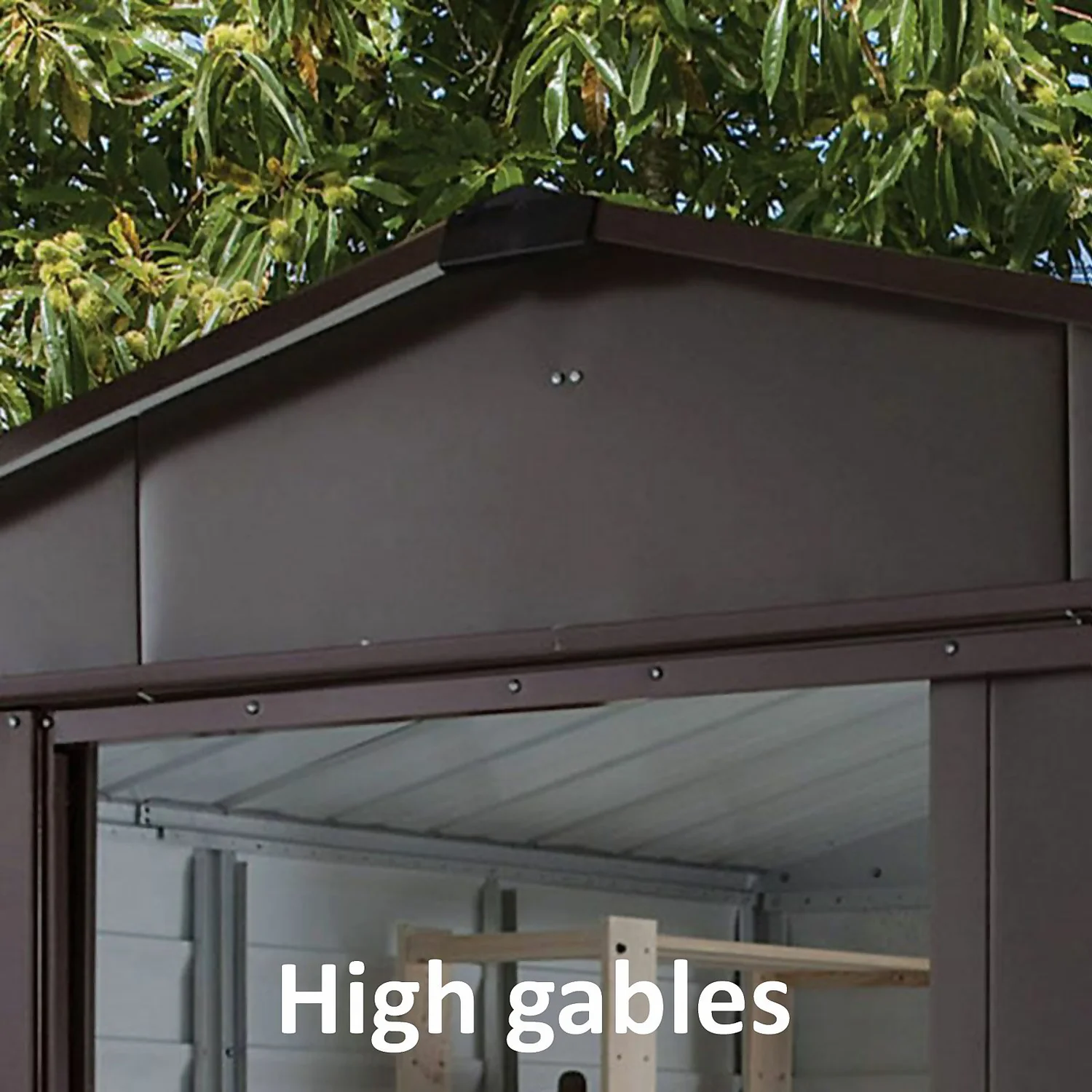 Yardmaster 8x6ft Woodgrain Shed & Floor Frame 5 Yardmaster 8x6ft Woodgrain Shed & Floor Frame - Image 5