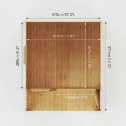 Mercia 3.3 X 3.7m Sherwood Log Cabin -Garantia Sales Store 12820083 1605023718573223