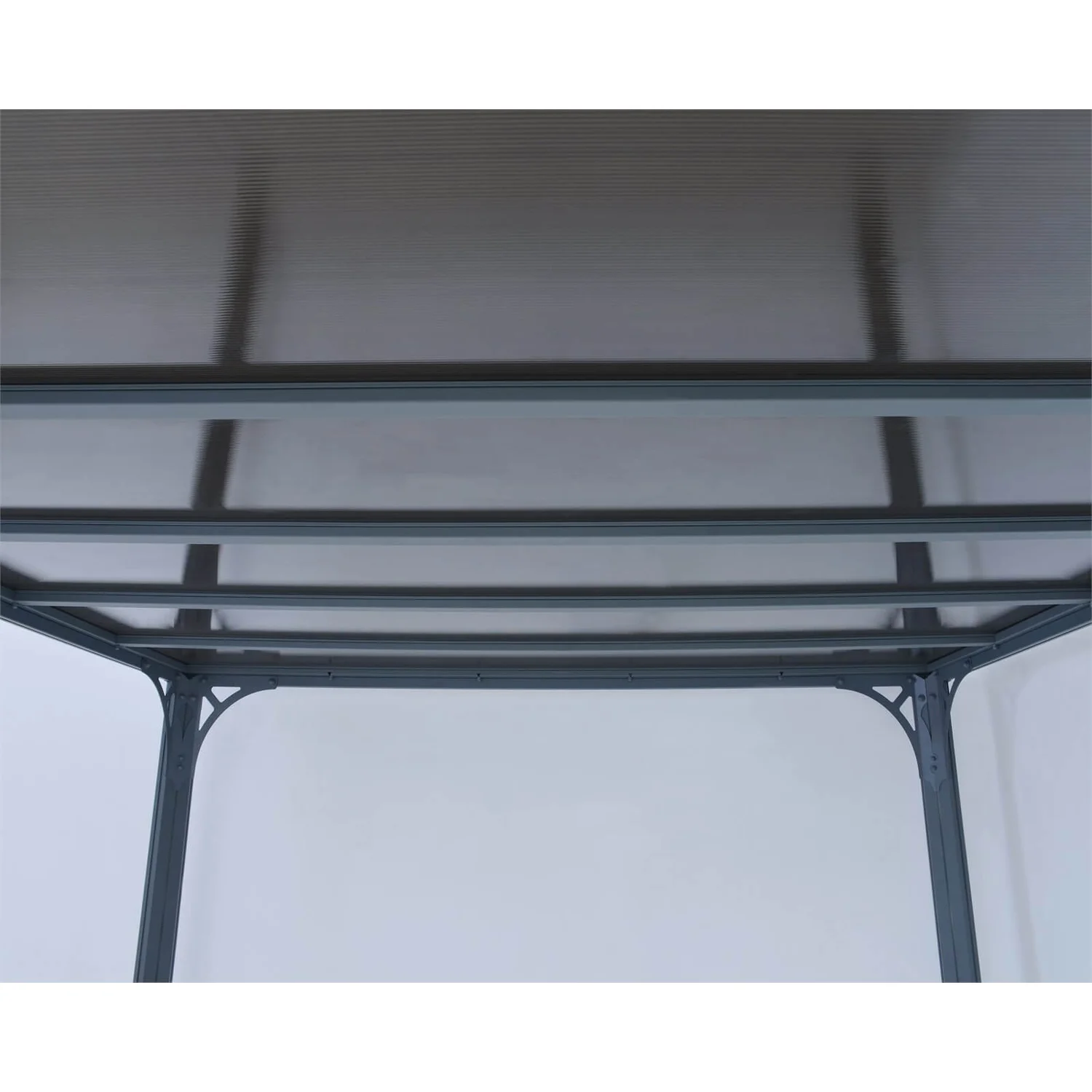 Palram - Canopia Milano 3000 Garden Gazebo Grey Bronze 5 Palram - Canopia Milano 3000 Garden Gazebo Grey Bronze - Image 5