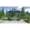 Palram - Canopia Roma Hexagonal Garden Gazebo Grey