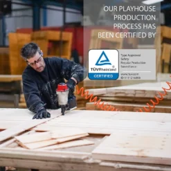 Mercia 8 X 7ft Honeysuckle Wooden Playhouse With Tower - Installation Included -Garantia Sales Store 12822469 9594949332358634