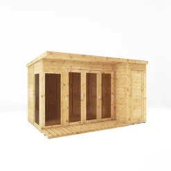 Mercia 12 X 8ft Garden Room With Side Shed - Incl. Installation