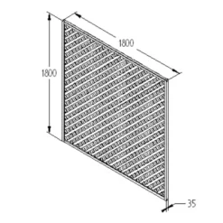 180cm Rosemore Lattice Trellis 4 Pack -Garantia Sales Store 12823389 1854833221980656
