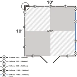 Forest 10 X 10ft Overlap Pressure Treated Double Door Apex Shed -Garantia Sales Store 12823849 1124833219425433