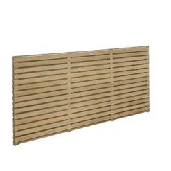 Forest Double Forest Slatted Fence Panel - 3ft - Pack Of 5 -Garantia Sales Store 12824332 2104833222408264