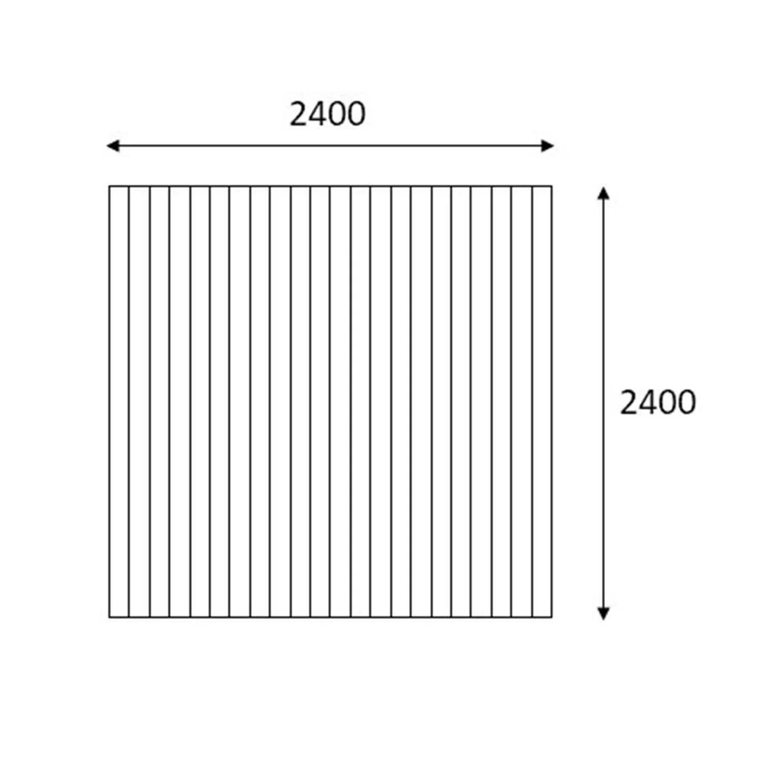 None Swift Deck Complete Decking Kit - 2.4 X 2.4m 6 None Swift Deck Complete Decking Kit - 2.4 X 2.4m - Image 6