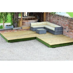 None Swift Deck Complete Decking Kit - Corner - 4.75 X 4.7m