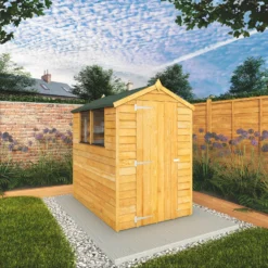 Mercia 6 X 4ft Overlap Apex Shed - Incl. Installation -Garantia Sales Store 12827090 8755047800702375