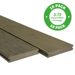 Heritage Composite Decking 10 Pack Oak - 3.72 M2 -Garantia Sales Store 12831587 1134831907559426