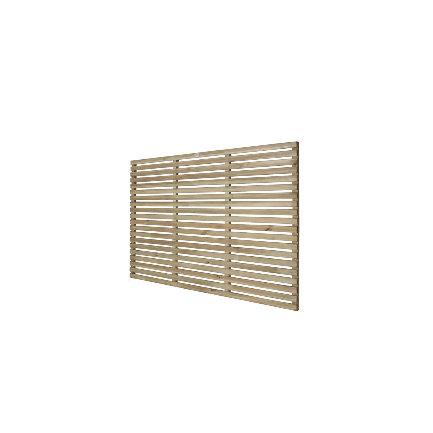 4ft Pressure Treated Contemporary Slatted Fence Panel - Pack Of 3 1 4ft Pressure Treated Contemporary Slatted Fence Panel - Pack Of 3