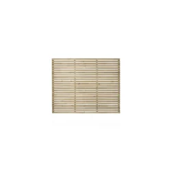 6ft X 5ft (1.8m X 1.5m) Pressure Treated Contemporary Slatted Fence Panel - Pack Of 3 -Garantia Sales Store 12832569 6274833199513293