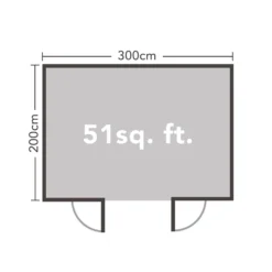 Harwood 3.0m X 2.0m Log Cabin 24kg Felt No Underlay -Garantia Sales Store 12832751 4264833199990140