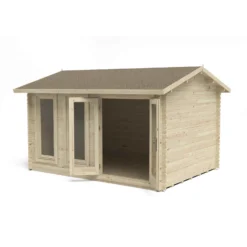Chiltern 4.0m X 3.0m Log Cabin Single Glazed With Felt Shingles And Underlay 11 Chiltern 4.0m X 3.0m Log Cabin Single Glazed With Felt Shingles And Underlay -Garantia Sales Store 12832762 7614833201026946