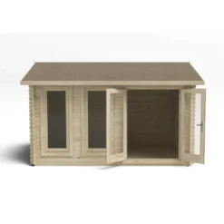 Chiltern 4.0m X 3.0m Log Cabin Double Glazed 34kg Felt, Plus Underlay -Garantia Sales Store 12832763 1774833197366580