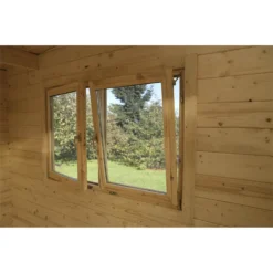 Melbury 4.0m X 3.0m Log Cabin Single Glazed 24kg Polyester Felt, No Underlay -Garantia Sales Store 12832771 1064833197065851