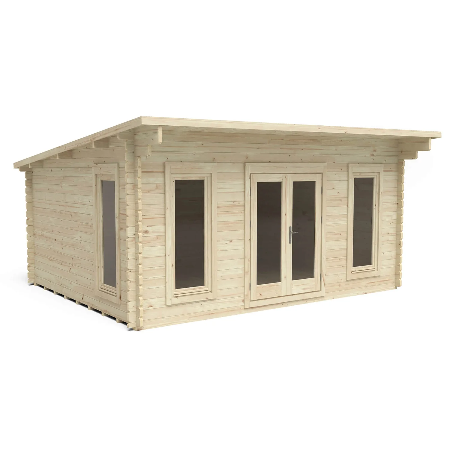 Forest Mendip 5.0m X 4.0m Log Cabin Double Glazed, 34kg Polyester Felt, Plus Underlay 2 Forest Mendip 5.0m X 4.0m Log Cabin Double Glazed, 34kg Polyester Felt, Plus Underlay - Image 2