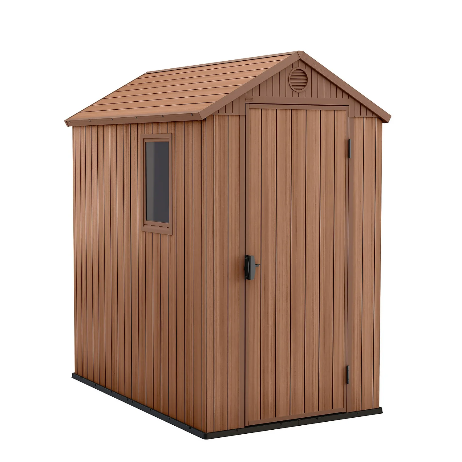 Keter Darwin 6 X 4ft Outdoor Garden Apex Storage Shed - Brown 1 Keter Darwin 6 X 4ft Outdoor Garden Apex Storage Shed - Brown