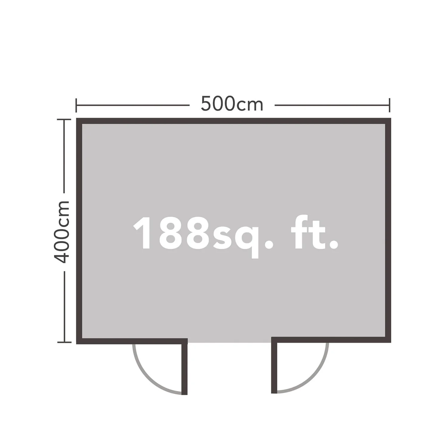 Forest Mendip 5.0m X 4.0m Log Cabin Double Glazed, 24kg Polyester Felt, No Underlay - Installation Included 10 Forest Mendip 5.0m X 4.0m Log Cabin Double Glazed, 24kg Polyester Felt, No Underlay - Installation Included - Image 10
