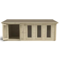 Blakedown 6m X 4m Log Cabin Double Glazed 24kg Polyester Felt, No Underlay - Installation Included -Garantia Sales Store 12833144 6144833194899455