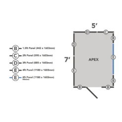 Forest 7 X 5ft Overlap Pressure Treated Apex Shed -incl. Installation -Garantia Sales Store 12833312 1304833204651072