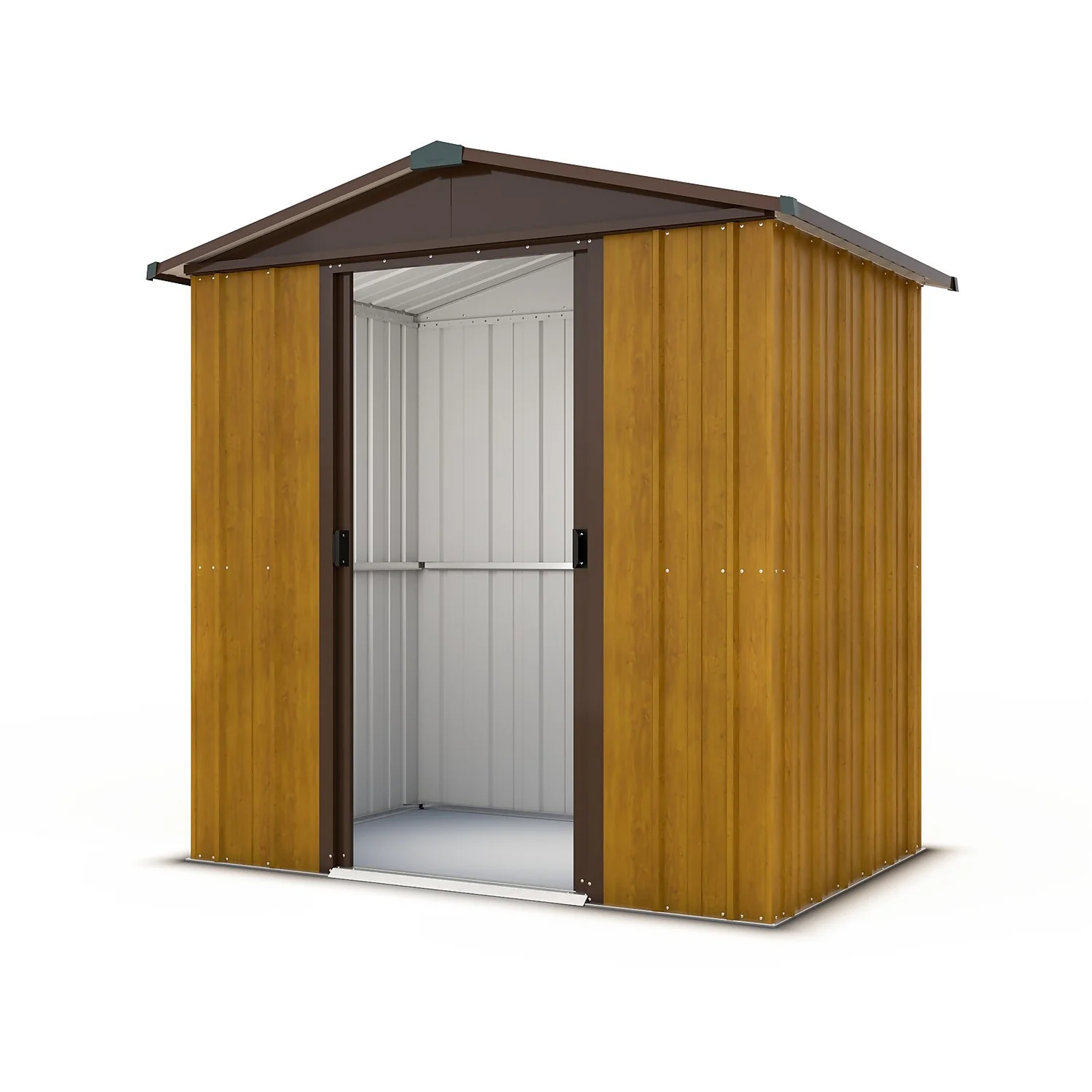 Yardmaster 6x4.5ft Wood Effect Shed 2 Yardmaster 6x4.5ft Wood Effect Shed - Image 2