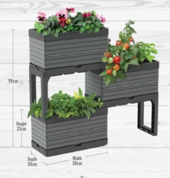 Modular Planter Set - Grey 9 Modular Planter Set - Grey -Garantia Sales Store 12836339 1784853672800836
