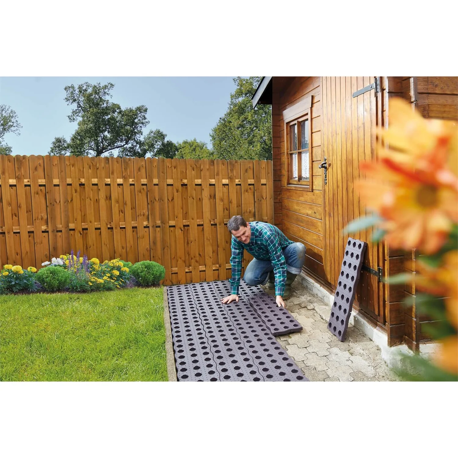 Garantia Maxi Garden Board 4 Per Set - Dark Brown 6 Garantia Maxi Garden Board 4 Per Set - Dark Brown - Image 6