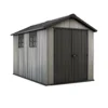 Keter Oakland 7.5 X 11ft Outdoor Garden Apex Storage Shed - Grey