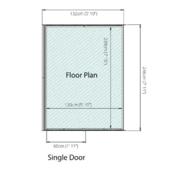 Country Living Southwell 8 X 4ft Premium Lean To Greenhouse Painted + Installation - Thorpe Towers -Garantia Sales Store 12876015 1084843879552500