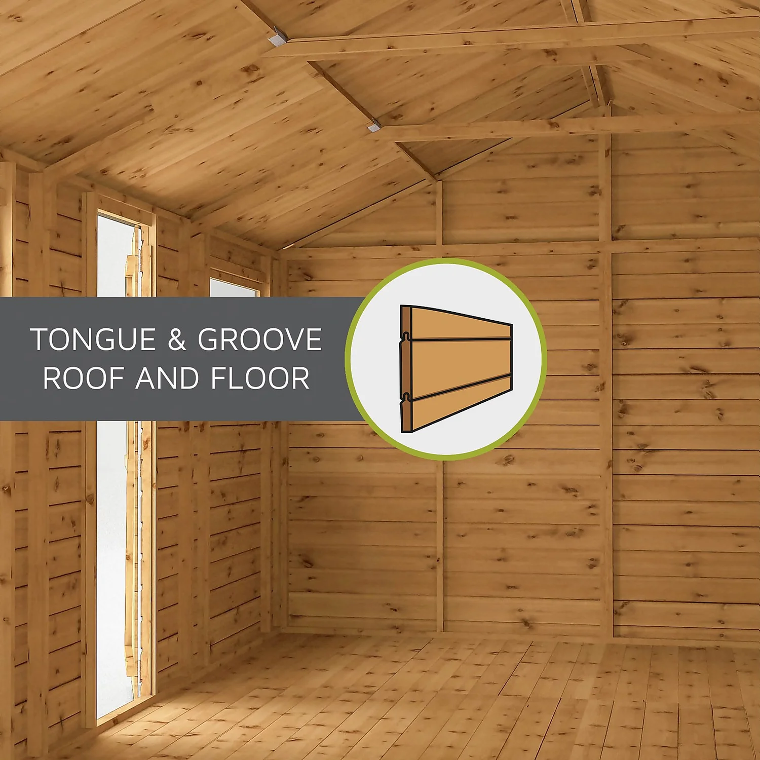 Country Living Flintham 7 X 7ft Traditional Summerhouse Painted + Installation - Thorpe Towers 6 Country Living Flintham 7 X 7ft Traditional Summerhouse Painted + Installation - Thorpe Towers - Image 6