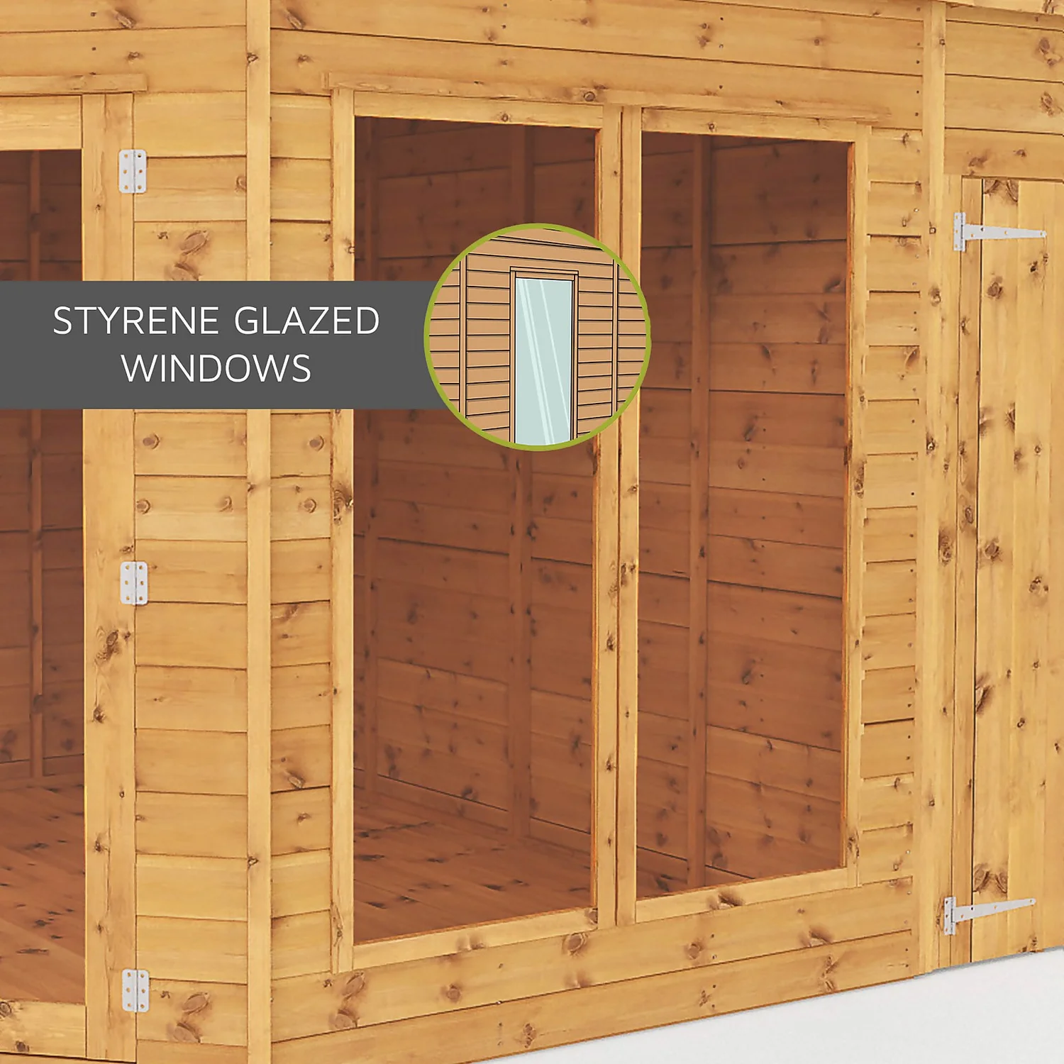 Country Living Flintham 7 X 7ft Traditional Summerhouse Painted + Installation - Thorpe Towers 4 Country Living Flintham 7 X 7ft Traditional Summerhouse Painted + Installation - Thorpe Towers - Image 4